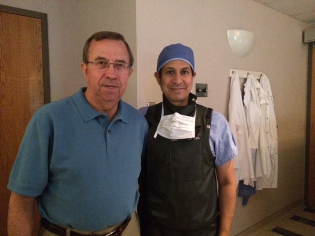 Bob and Dr. Rajiv Gulati, SCAD expert from the catheterization lab.